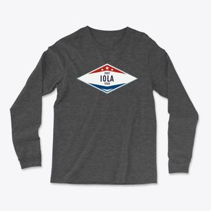 Iola Texas Diamond Star Light Soft Long Sleeve T-Shirt