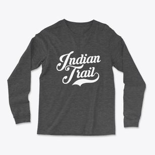 Indian Trail North Carolina Vintage Team Light Soft Long Sleeve T-Shirt