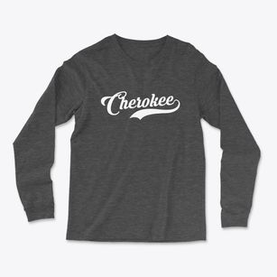 Cherokee North Carolina Vintage Team Light Soft Long Sleeve T-Shirt