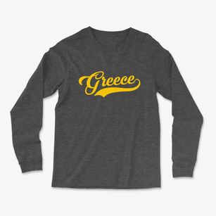 Greece New York Vintage Team Light Soft Long Sleeve T-Shirt