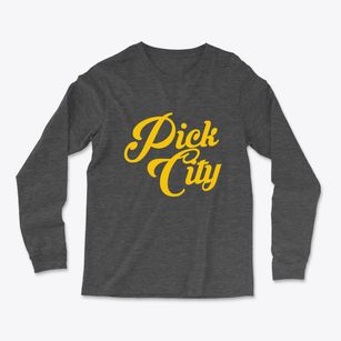 Pick City North Dakota Vintage Team Light Soft Long Sleeve T-Shirt