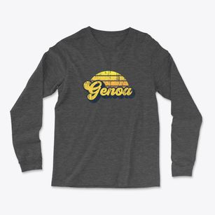 Genoa New York Sublime Sunset Light Soft Long Sleeve T-Shirt