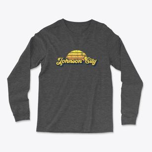 Johnson City Kansas Sublime Sunset Light Soft Long Sleeve T-Shirt