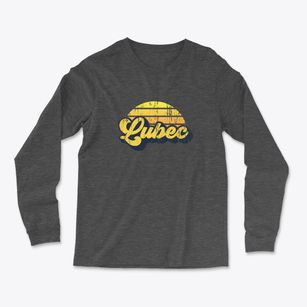 Lubec Maine Sublime Sunset Light Soft Long Sleeve T-Shirt