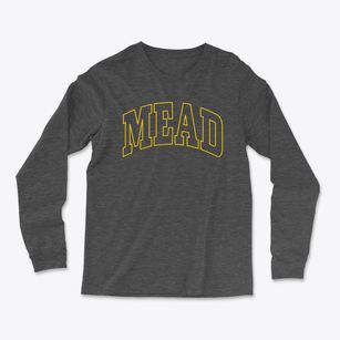 Mead Nebraska Trendy Block Light Soft Long Sleeve T-Shirt