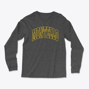 Montello Nevada Trendy Block Light Soft Long Sleeve T-Shirt