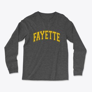Fayette Maine Varsity Light Soft Long Sleeve T-Shirt