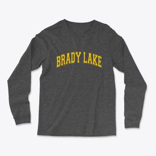 Brady Lake Ohio Varsity Light Soft Long Sleeve T-Shirt