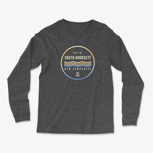 South Hooksett New Hampshire Color Fade Light Soft Long Sleeve T-Shirt