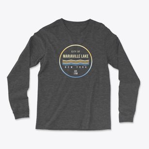 Mariaville Lake New York Color Fade Light Soft Long Sleeve T-Shirt
