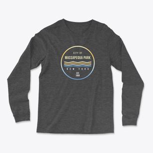 Massapequa Park New York Color Fade Light Soft Long Sleeve T-Shirt