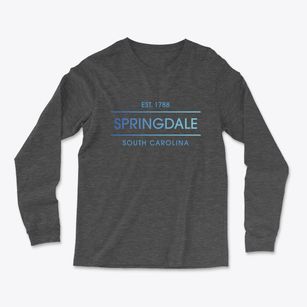 Springdale South Carolina Horizon Light Soft Long Sleeve T-Shirt