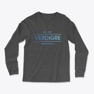 Verdigre Nebraska Horizon Light Soft Long Sleeve T-Shirt