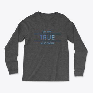 True Wisconsin Horizon Light Soft Long Sleeve T-Shirt