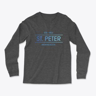 St. Peter Minnesota Horizon Light Soft Long Sleeve T-Shirt