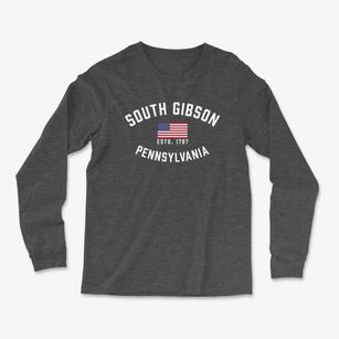 South Gibson Pennsylvania Patriot Light Soft Long Sleeve T-Shirt