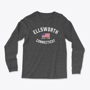 Ellsworth Connecticut Patriot Light Soft Long Sleeve T-Shirt