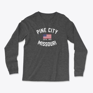 Pine City Missouri Patriot Light Soft Long Sleeve T-Shirt