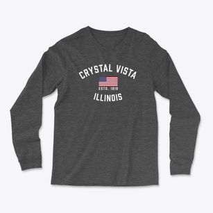 Crystal Vista Illinois Patriot Light Soft Long Sleeve T-Shirt