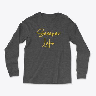 Saranac Lake New York Freestyle Light Soft Long Sleeve T-Shirt