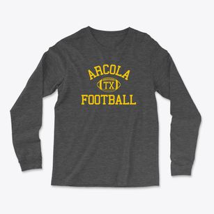 Arcola Texas Football Light Soft Long Sleeve T-Shirt