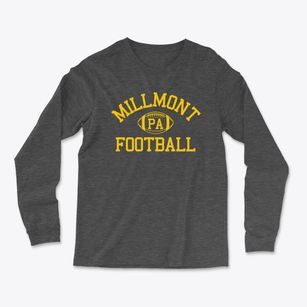 Millmont Pennsylvania Football Light Soft Long Sleeve T-Shirt