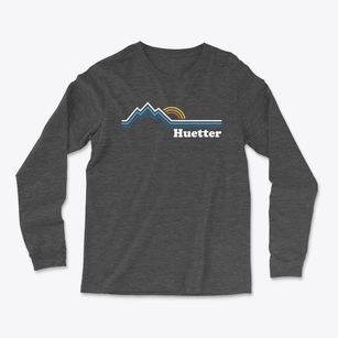 Huetter Idaho Mountain View Light Soft Long Sleeve T-Shirt