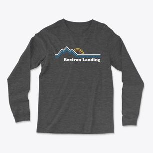 Boxiron Landing Maryland Mountain View Light Soft Long Sleeve T-Shirt