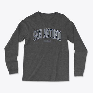 San Antonio Texas Traditional Light Soft Long Sleeve T-Shirt