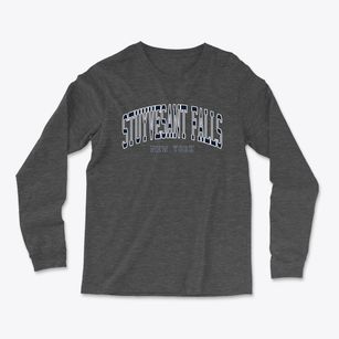 Stuyvesant Falls New York Traditional Light Soft Long Sleeve T-Shirt