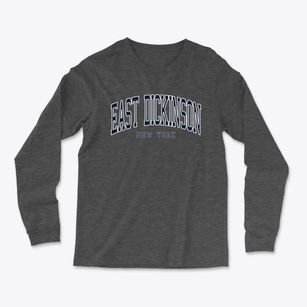 East Dickinson New York Traditional Light Soft Long Sleeve T-Shirt