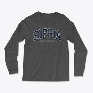 Sophia North Carolina Traditional Light Soft Long Sleeve T-Shirt