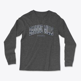 Banning Mills Georgia Traditional Light Soft Long Sleeve T-Shirt