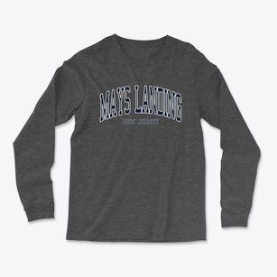 Mays Landing New Jersey Traditional Light Soft Long Sleeve T-Shirt
