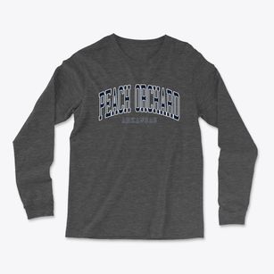 Peach Orchard Arkansas Traditional Light Soft Long Sleeve T-Shirt