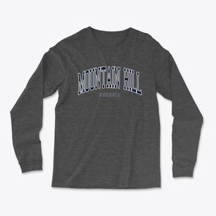 Mountain Hill Georgia Traditional Light Soft Long Sleeve T-Shirt