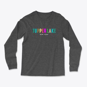 Tupper Lake New York Color Pop Light Soft Long Sleeve T-Shirt