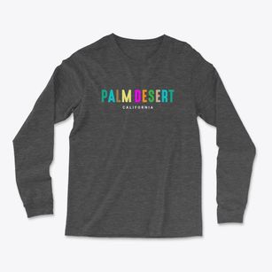Palm Desert California Color Pop Light Soft Long Sleeve T-Shirt