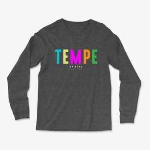 Tempe Arizona Color Pop Light Soft Long Sleeve T-Shirt