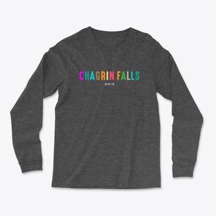 Chagrin Falls Ohio Color Pop Light Soft Long Sleeve T-Shirt