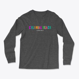 Colonial Beach Virginia Color Pop Light Soft Long Sleeve T-Shirt