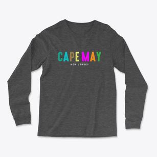 Cape May New Jersey Color Pop Light Soft Long Sleeve T-Shirt