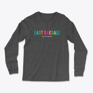 East Oakdale California Color Pop Light Soft Long Sleeve T-Shirt