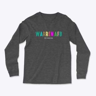 Warren Afb Wyoming Color Pop Light Soft Long Sleeve T-Shirt