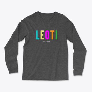 Leoti Kansas Color Pop Light Soft Long Sleeve T-Shirt