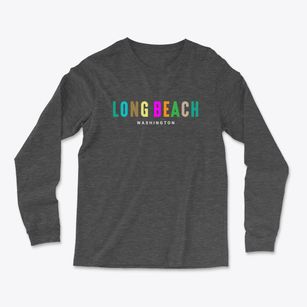 Long Beach Washington Color Pop Light Soft Long Sleeve T-Shirt