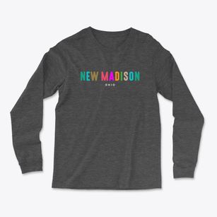 New Madison Ohio Color Pop Light Soft Long Sleeve T-Shirt