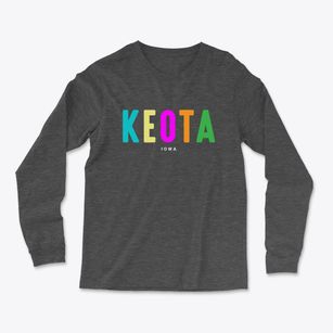 Keota Iowa Color Pop Light Soft Long Sleeve T-Shirt