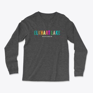 Elkhart Lake Wisconsin Color Pop Light Soft Long Sleeve T-Shirt