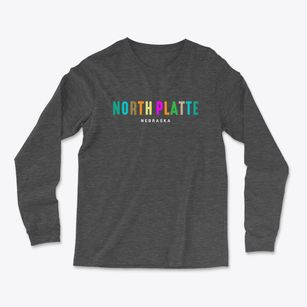 North Platte Nebraska Color Pop Light Soft Long Sleeve T-Shirt